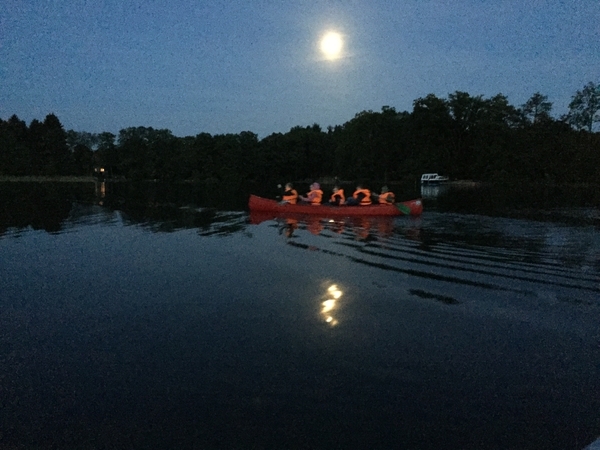 Ferieninsel Tietzowsee - Kanutour bei Nacht